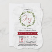 リトルバンドルオブジョイ クリスマスベイビーシャワー 招待状 (正面)