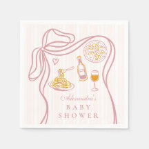 リトルバンビナピンクイタリアンベビーシャワー