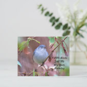 リトルバーディー誕生日ポストカード ポストカード (スタンド正面)