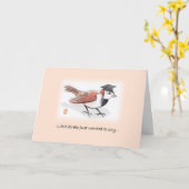 リトルバーディ卒業カード カード (黄色い花)