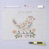 リトルバードカラフルフローラティッシュペーパー 薄葉紙 (クラフト)