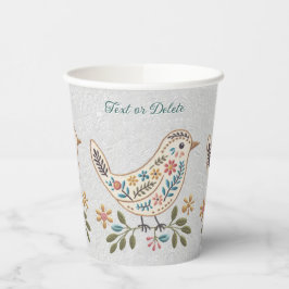 リトルバードカラフルフローラ紙カップ 紙コップ