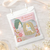 リトルバードガールカラフルズ誕生日 フェイバーバッグ (クリップ留めされた状態)