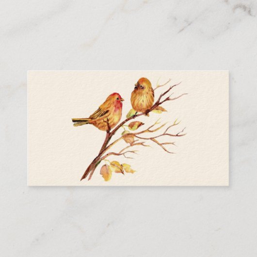 リトルバードスタジオカスタムビジネスカード 名刺 (裏面)