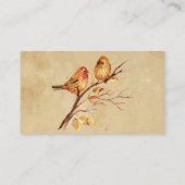 リトルバードスタジオカスタムビジネスカード 名刺 (裏面)