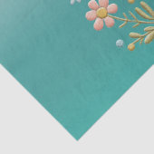 リトルバードフローラグリーンティッシュペーパー 薄葉紙 (詳細)