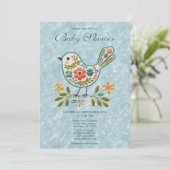 リトルバードフローラグリーン離れズベビーシャワー 招待状 (スタンド正面)
