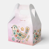 リトルバードフローラ刺繍ピンクのビーフボックス フェイバーボックス (裏面サイド)