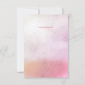 リトルバードフローラ刺繍ピンクサンキューカード サンキューカード (裏面)