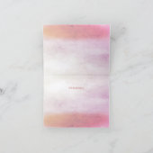 リトルバードフローラ刺繍ピンクサンキューカード サンキューカード (内部)