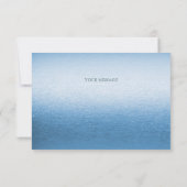 リトルバードフローラ刺繍ブルーサンキューカード サンキューカード (裏面)