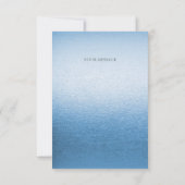 リトルバードフローラ刺繍ブルーサンキューカード サンキューカード (裏面)