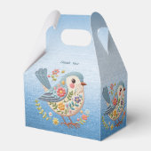 リトルバードフローラ刺繍ブルービーフボックス フェイバーボックス (裏面サイド)