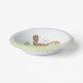 リトルバードフローラ金ゴールド紙ボウル ペーパーボウル (傾斜あり)