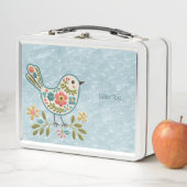 リトルバードフローラ離れグリーンランチボックス メタルランチボックス (インサイチュ)