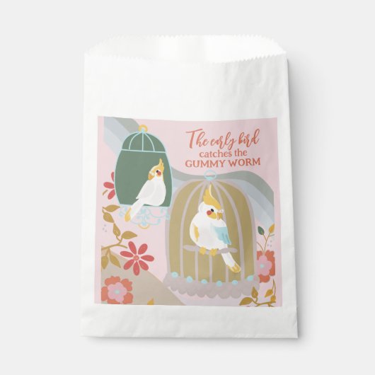 リトルバードレインボーピンクキャンディ フェイバーバッグ (正面)