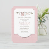 リトルバード物干し招待状 招待状 (スタンド正面)