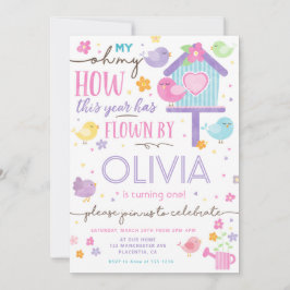 リトルバード誕生日パーティー 招待状