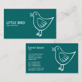 リトルバード05 - Moss Green 名刺 (正面/裏面)