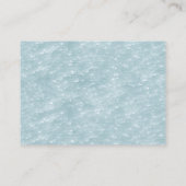 リトルバード フラワー グリーンリーフ ベビーシャワー エンクロージャーカード (裏面)