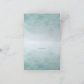 リトルバード ブルー ピンクの花 感謝カード (内部)