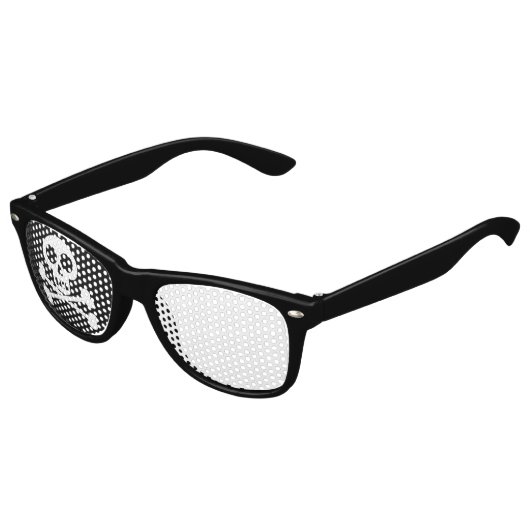 リトルパイレーツキッズスカルとクロスボーン誕生日 キッズサングラス (アングル)