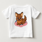 リトルパピーベビーTシャツ ベビーTシャツ (裏面)