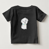 リトルパピーベビーTシャツ ベビーTシャツ (裏面)