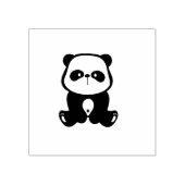 リトルパンダのクマ座る ラバースタンプ (インプリント)