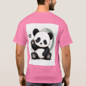 リトルパンダの気分 Tシャツ (裏面)
