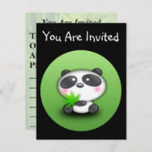 リトルパンダカブ 招待状 (正面/裏面)