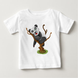 リトルパンダ ベビーTシャツ