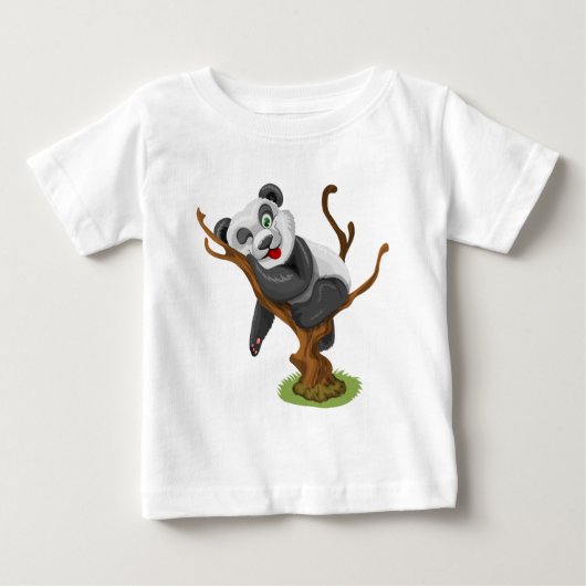 リトルパンダ ベビーTシャツ (正面)