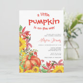 リトルパンプキンがやってくる！ベイビーシャワー 招待状 (スタンド正面)