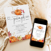 リトルパンプキンがやってくる！ベイビーシャワー 招待状