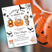 リトルパンプキンの初めてのハロウィン ベビーシャワー 招待状