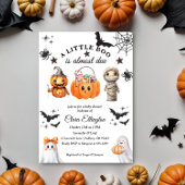 リトルパンプキンの初めてのハロウィン ベビーシャワー 招待状