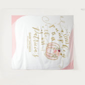 リトルパンプキンガールベイビーシャワーバックドロップ タペストリー (正面(横))