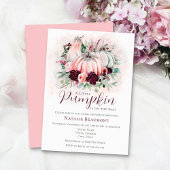 リトルパンプキンガールベイビーシャワー 招待状