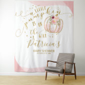 リトルパンプキンガールベビーシャワーバックドロップ タペストリー (インサイチュ)