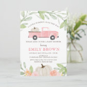 リトルパンプキンガール ベビーシャワー招待状 招待状 (スタンド正面)