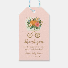 リトルパンプキンガール ベビーシャワー サンクス ギフトタグ