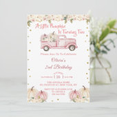 リトルパンプキンガール 2歳の誕生日 招待状 (スタンド正面)