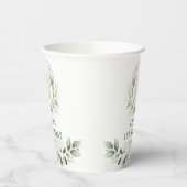 リトルパンプキングリーンリー金ゴールドボーイ秋第1誕生日 紙コップ (左)