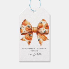 リトルパンプキンハロウィンギフトタグ – ファーストバースデー ギフトタグ