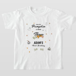 リトルパンプキンハロウィン 誕生日 誕生祭 お祝い どんな年齢でも Tシャツ