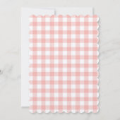 リトルパンプキンパステルピンク　秋　ファースト　1歳　誕生日 招待状 (裏面)