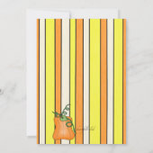 リトルパンプキンフォト招待状 招待状 (裏面)