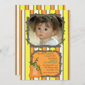 リトルパンプキンフォト招待状 招待状 (正面/裏面)