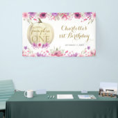 リトルパンプキンフローラ第1誕生日パーティー 横断幕 (トレードショー)